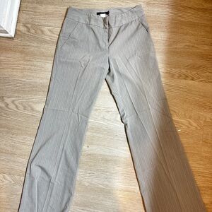 Laundry By Shelli Segal Gray Pinstripe Trousers